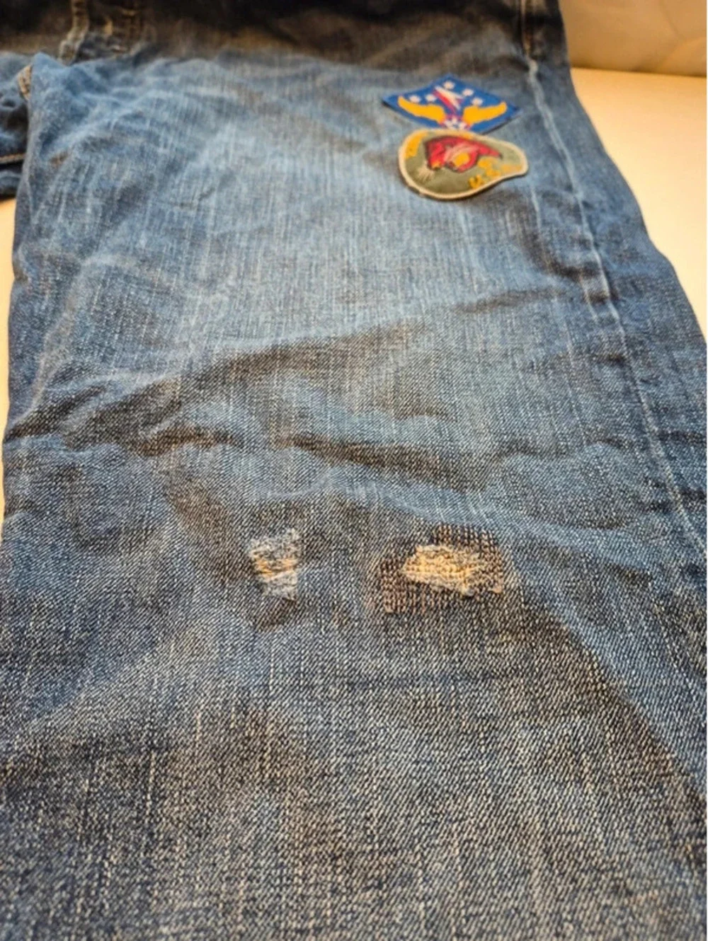 Distressed Ralph Lauren Polo Men's Jeans SWEET